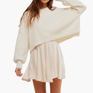 Free People Easy Street Cropped Sweater